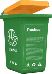 45 Gallon Trash Bin